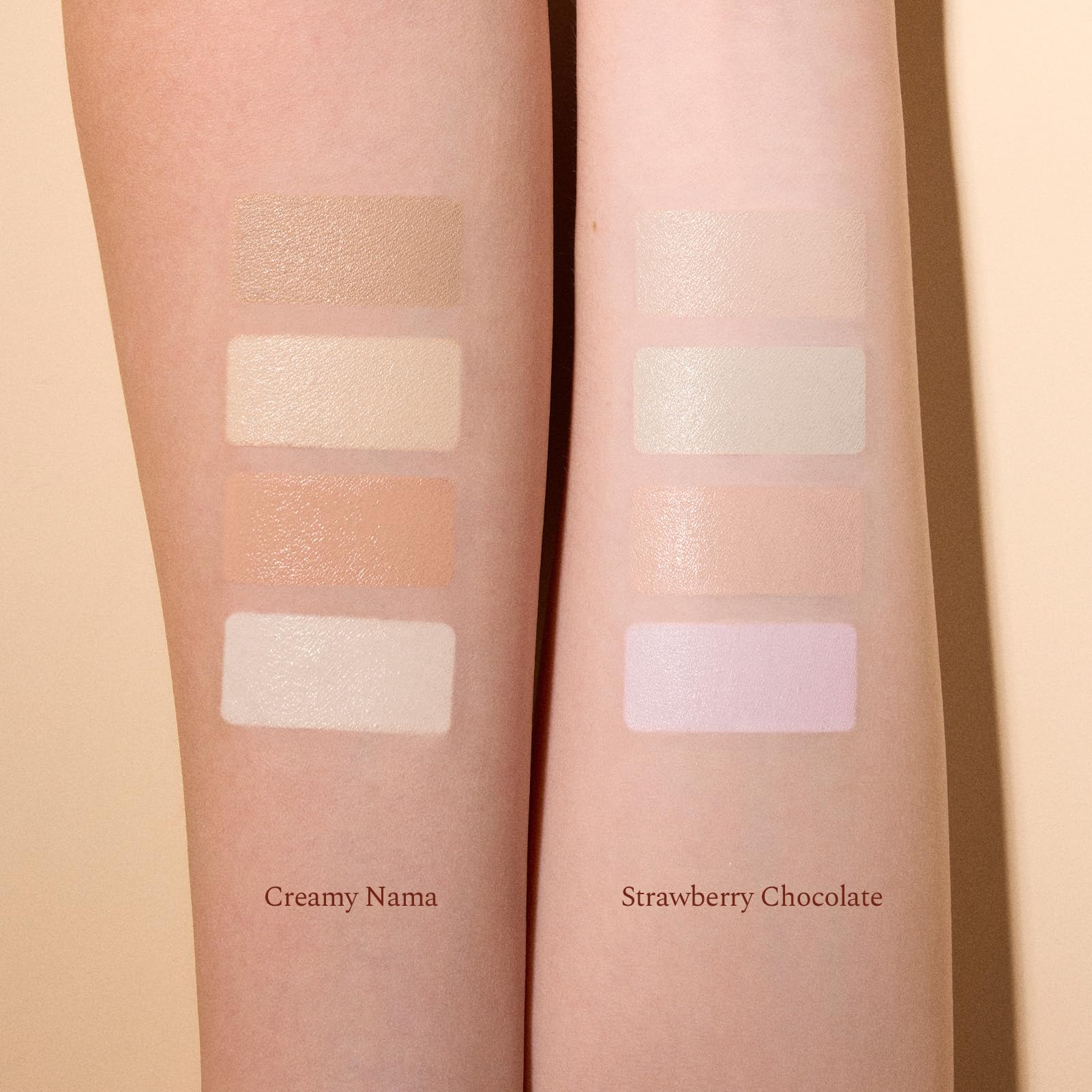 Flower Knows Sweetie Bear on-cheek application shows highlight and contour potential
