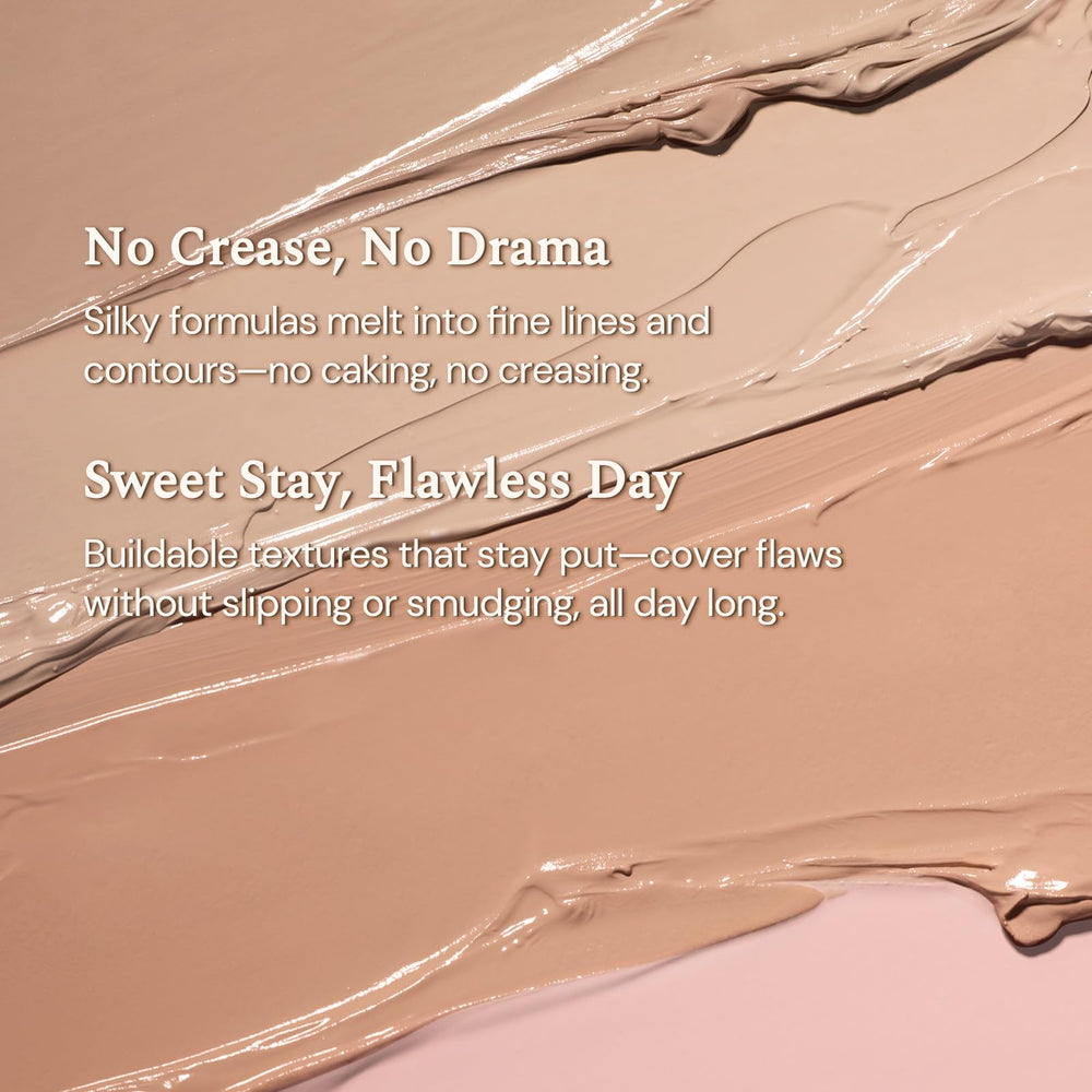 Flower Knows Sweetie Bear palette open showing four shades for seamless blending