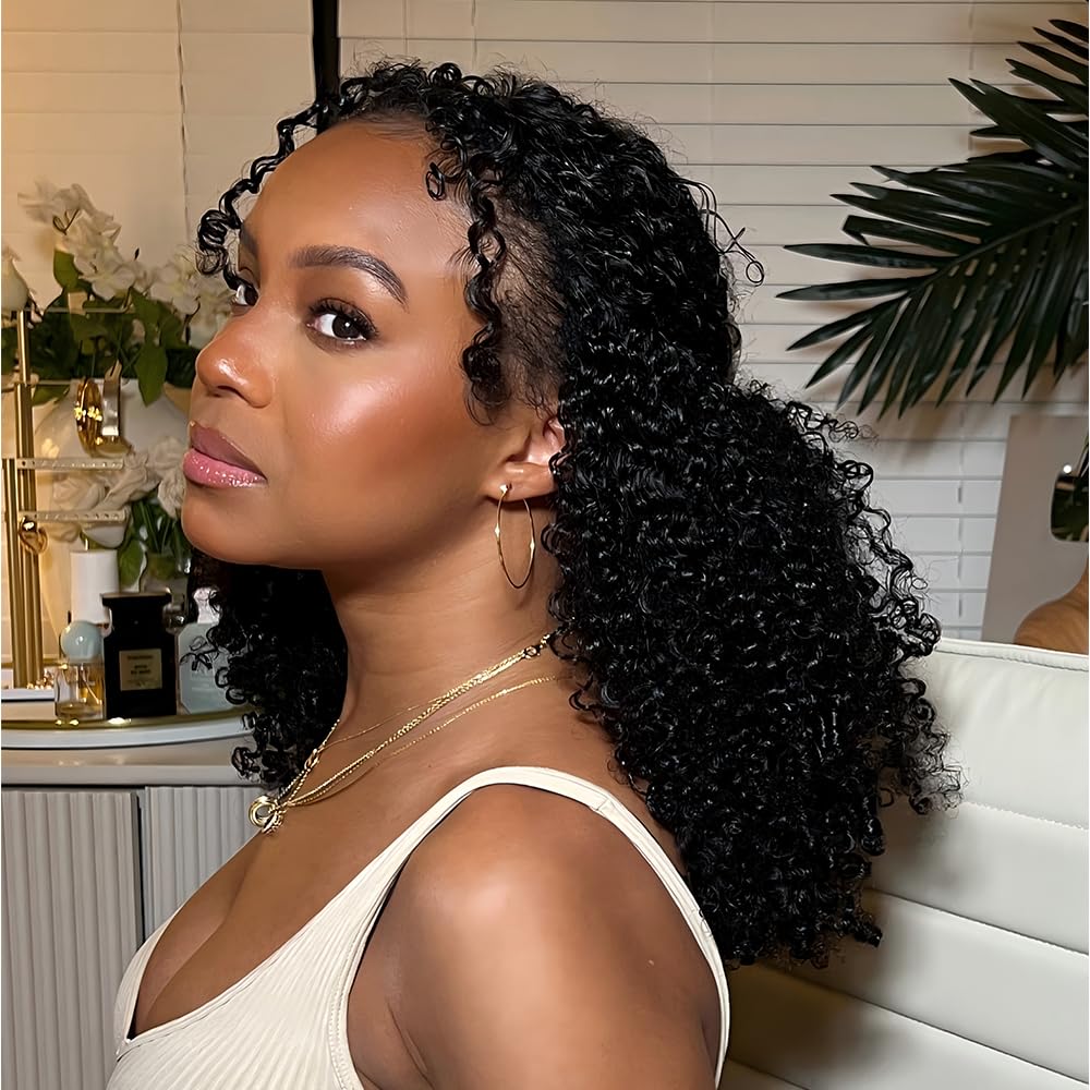 FlowerSeason natural-color 16-inch hair for versatile everyday looks.
