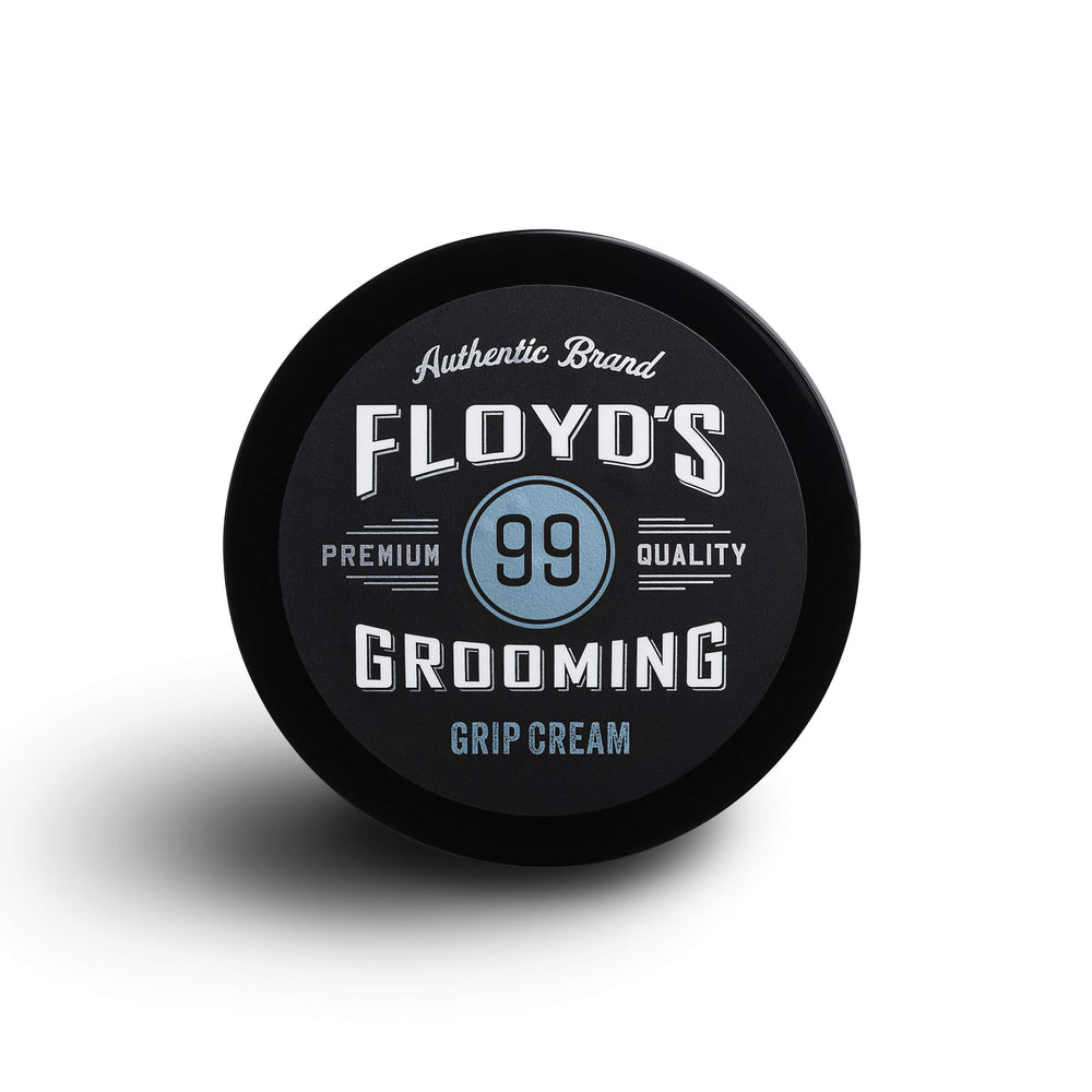 Floyd's 99 Grip Cream all-day hold for lasting shape from morning to night.