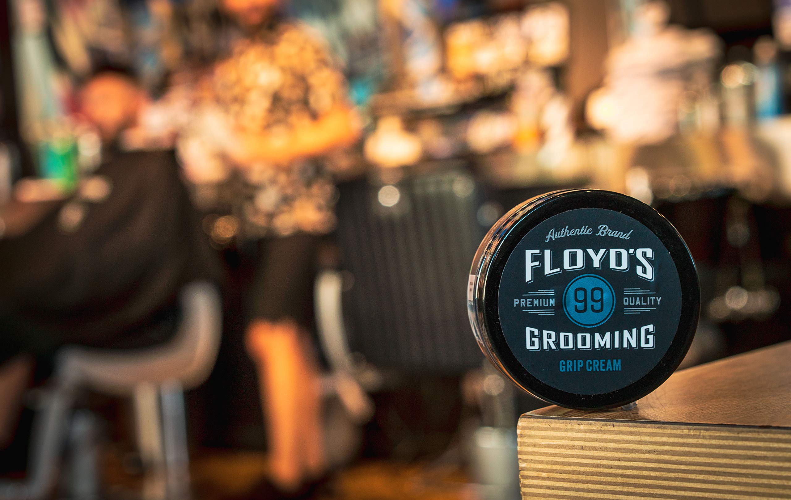 Floyd's 99 Grip Cream texture-building shot adds texture without weighing hair down.