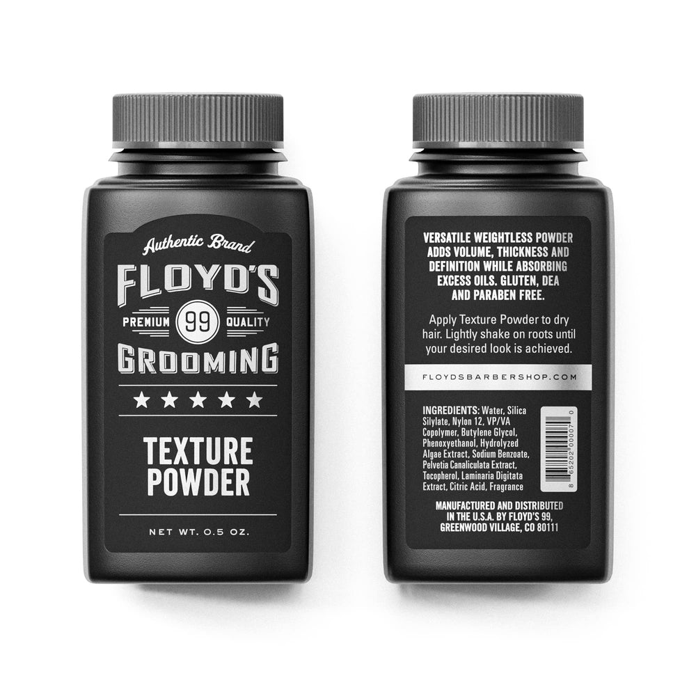 Floyd's 99 Hair Styling Powder restyle-ready looks for versatility
