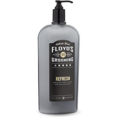 Floyd's 99 Refresh conditioner bottle front view emphasizes the 33 oz size for value.