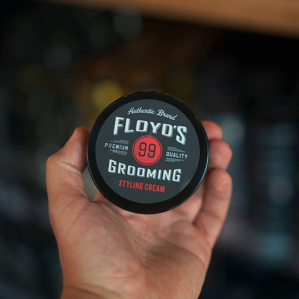 Floyd's 99 Styling Cream 3oz-compact emphasizes portability for gym and travel