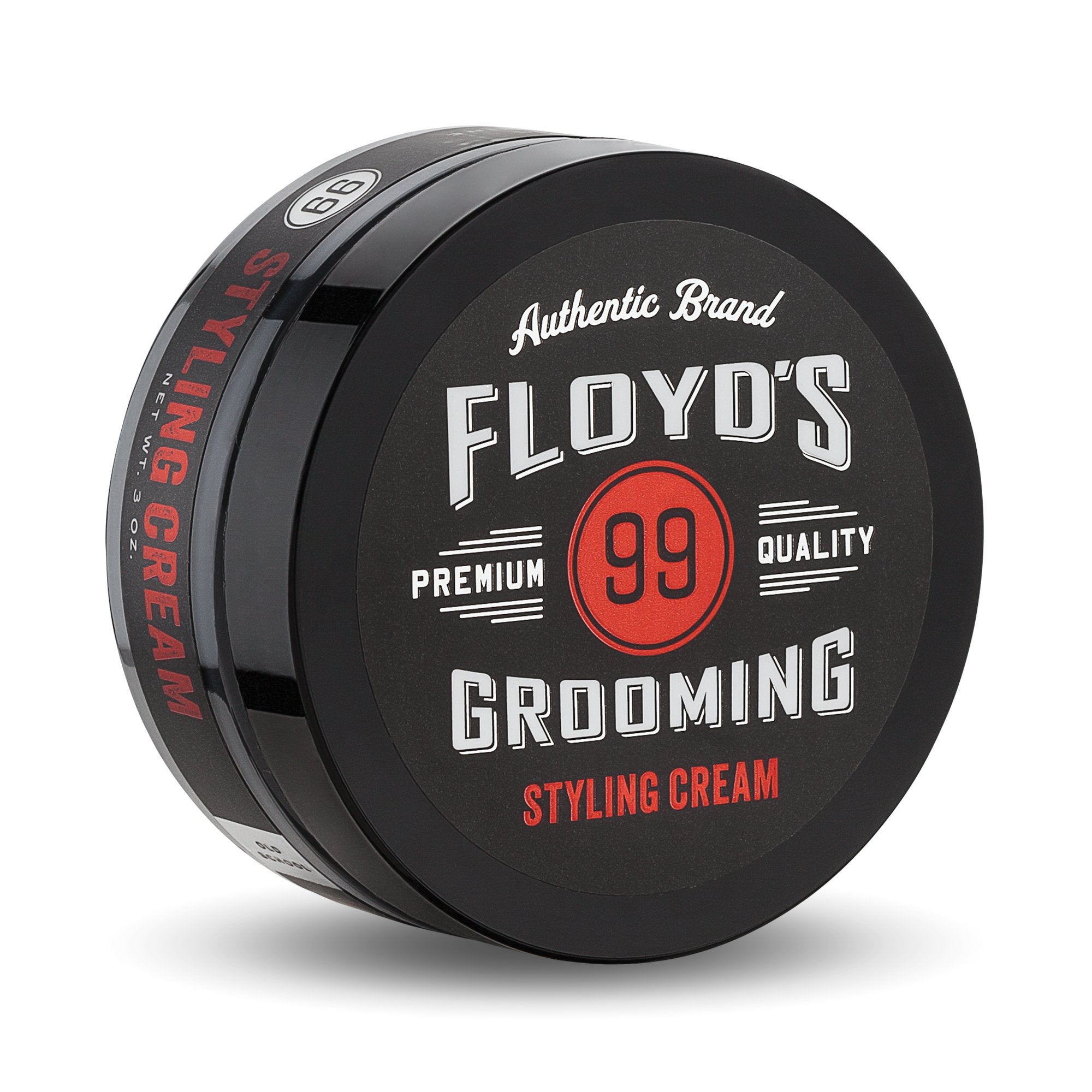 Floyd's 99 Styling Cream tube packaging for travel-ready styling