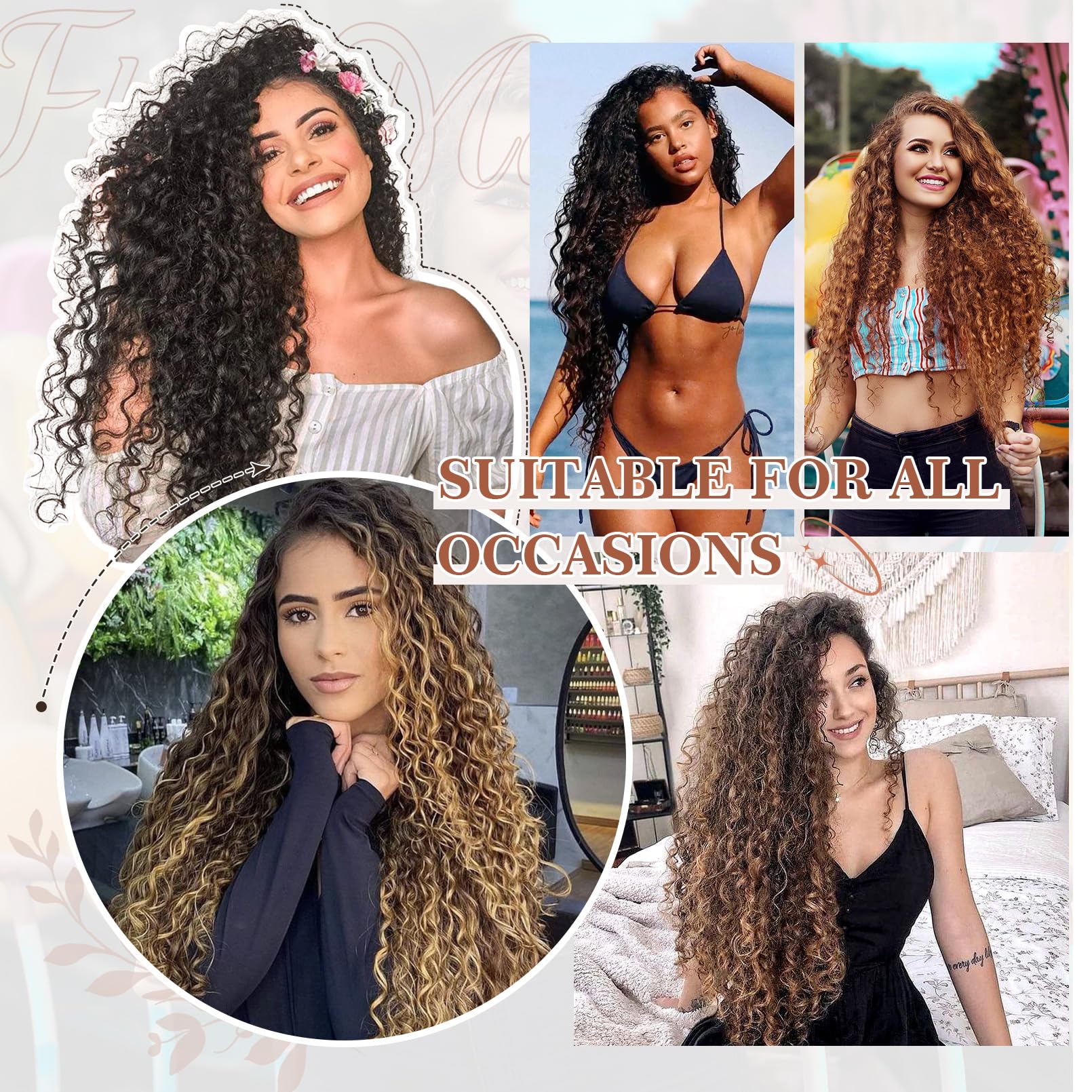 Flufymooz model wearing extensions shows natural-looking blend.