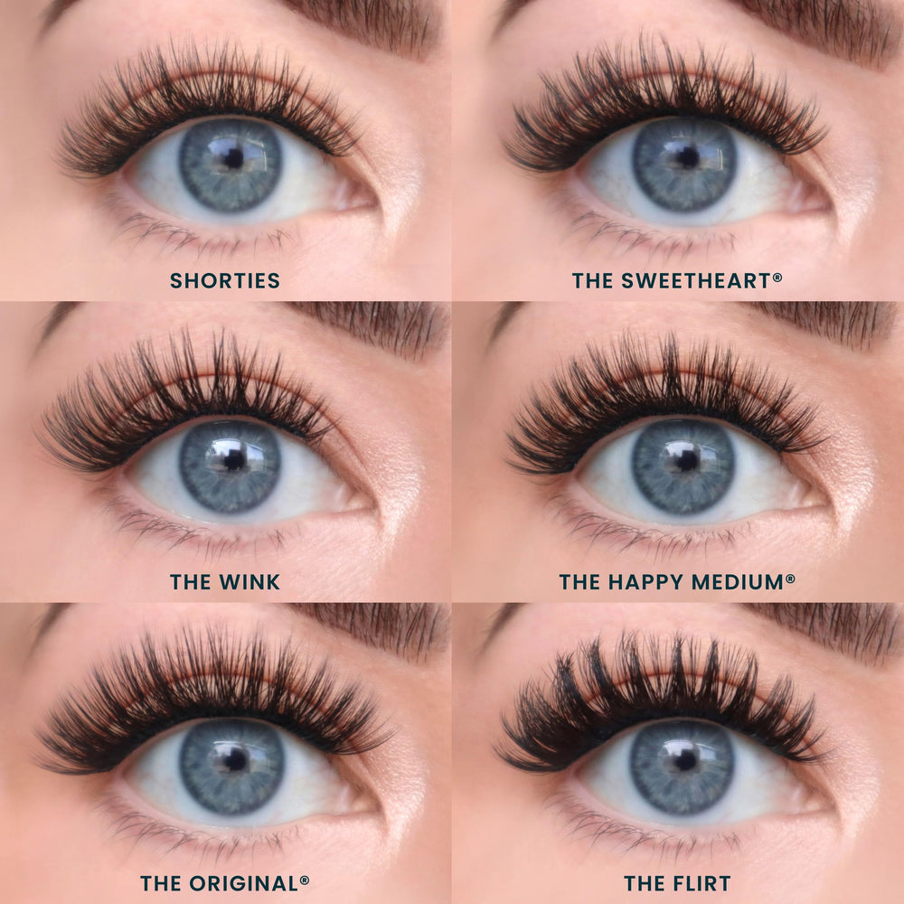 FlutterHabit DIY setup shows at-home lash extension process with natural feel.