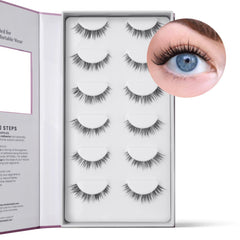 FlutterHabit Bestie lash clusters closeup—silky fibers blend seamlessly with natural lashes.