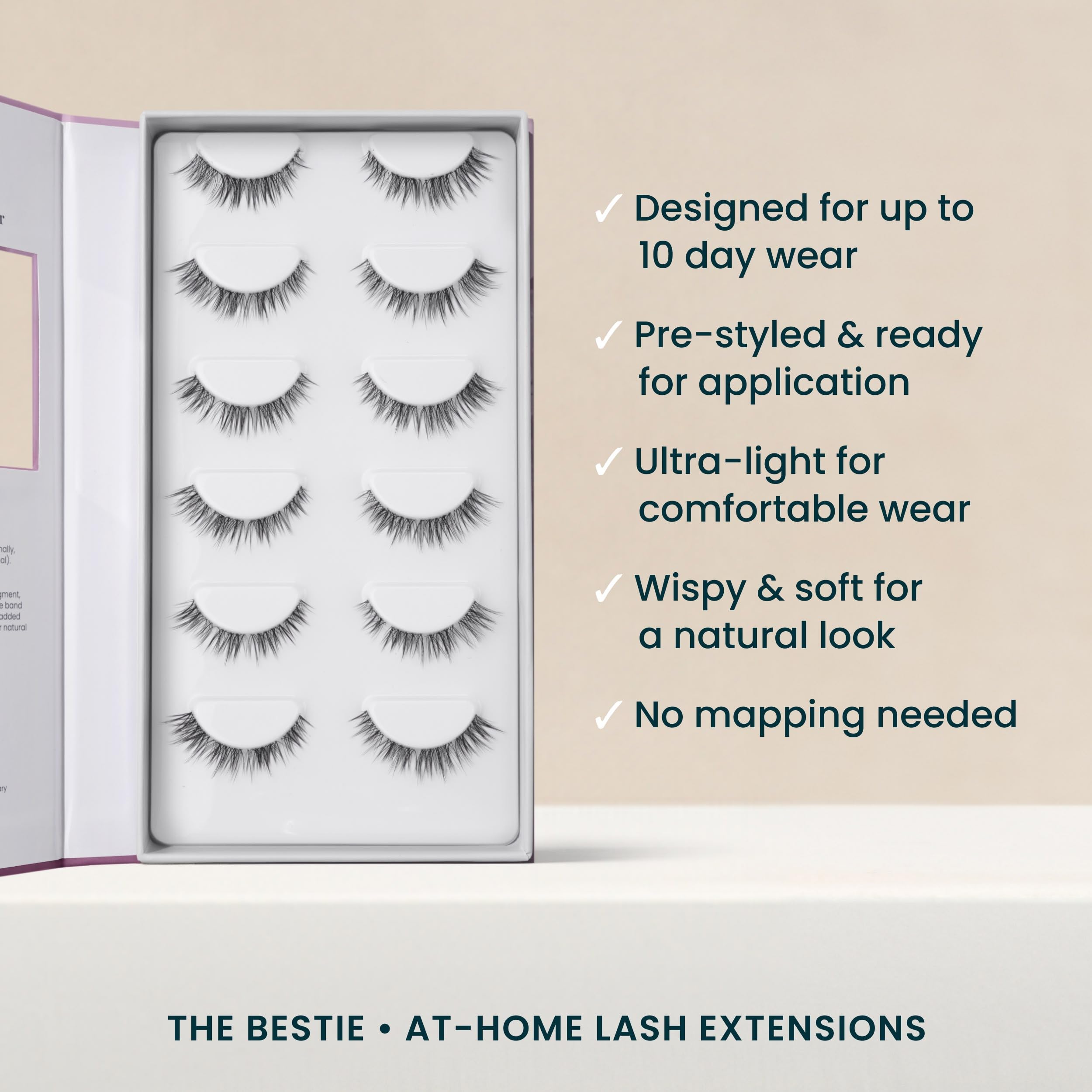 FlutterHabit Bestie water-resistant lashes—sweat-proof and sleep-proof with proper adhesive.