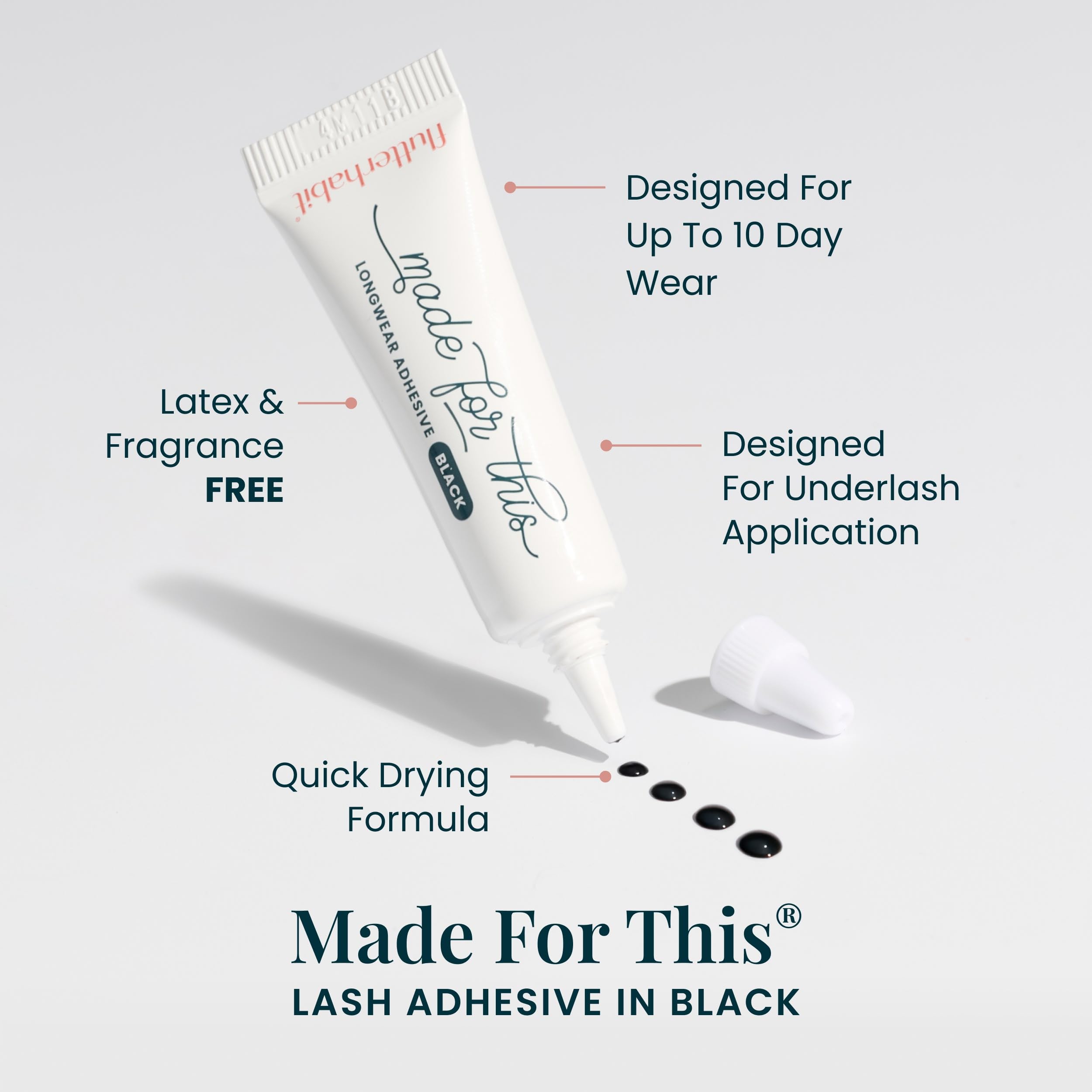 FlutterHabit Flirt Ready Set lashes designed for up to 10 days wear.