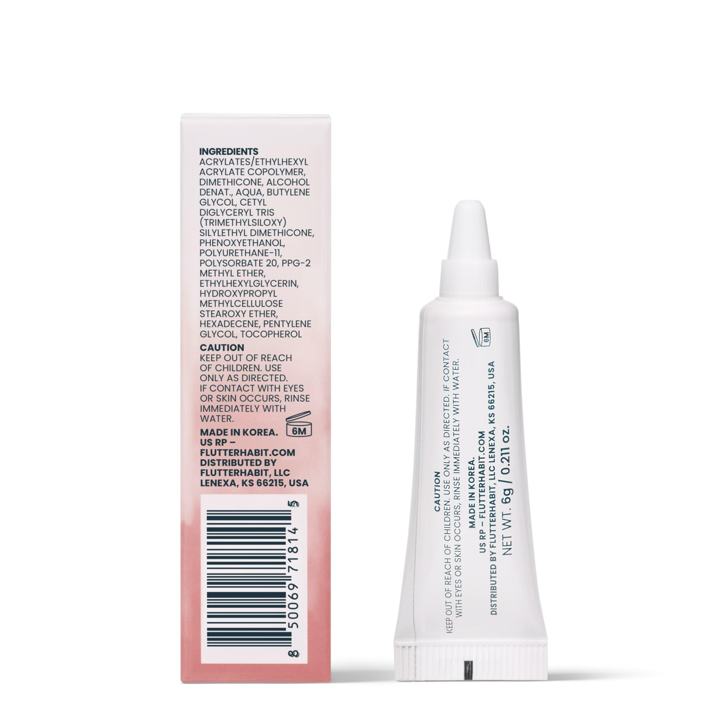 FlutterHabit Removal Balm Easy Release shows simple take-off without lash damage.