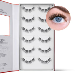 FlutterHabit Sweetheart lash clusters in hand ready for quick, easy DIY lash upgrades