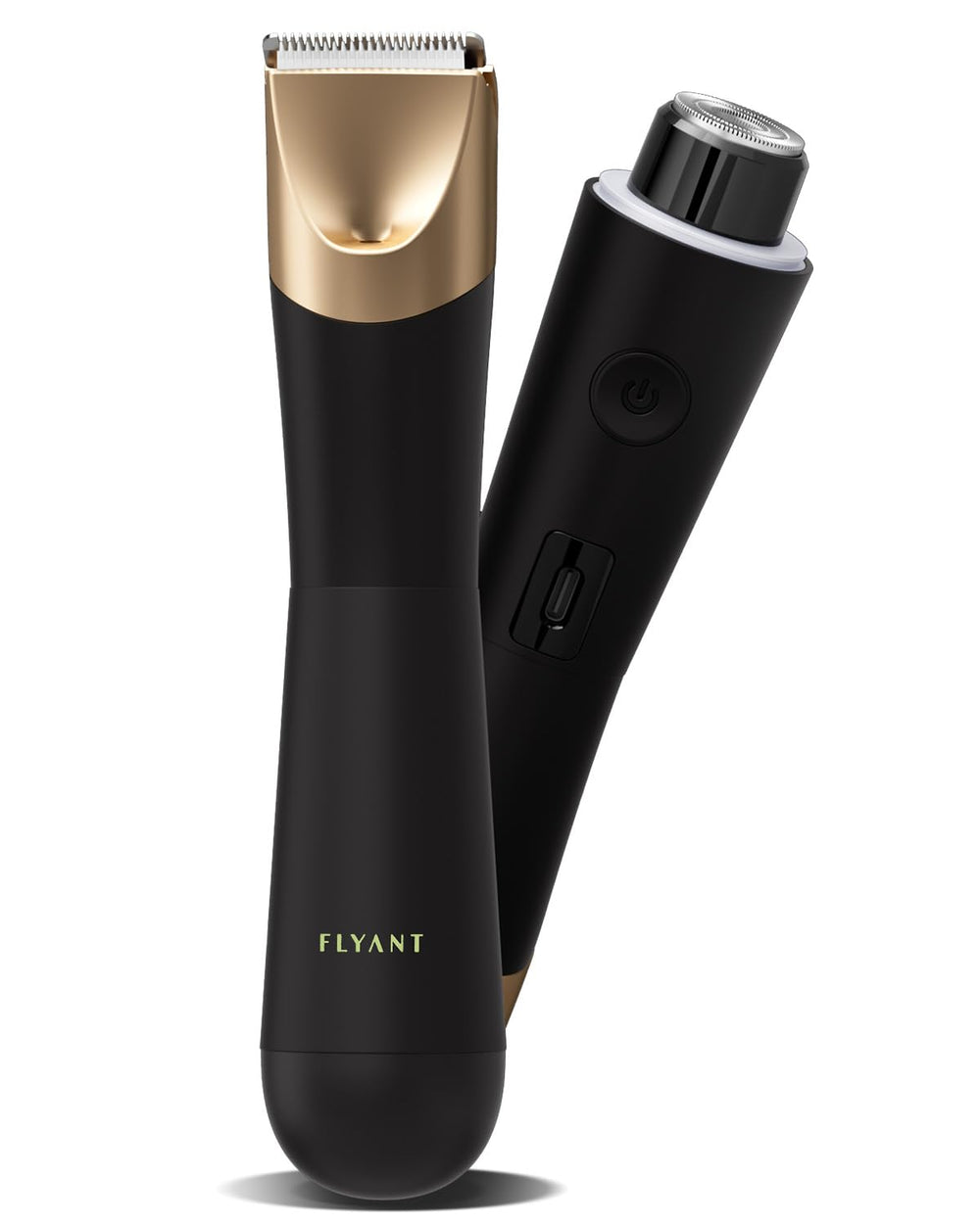 Flyant bikini trimmer packaging highlights a gift-ready box for gifting.
