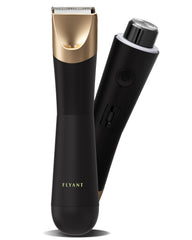 Flyant bikini trimmer packaging highlights a gift-ready box for gifting.