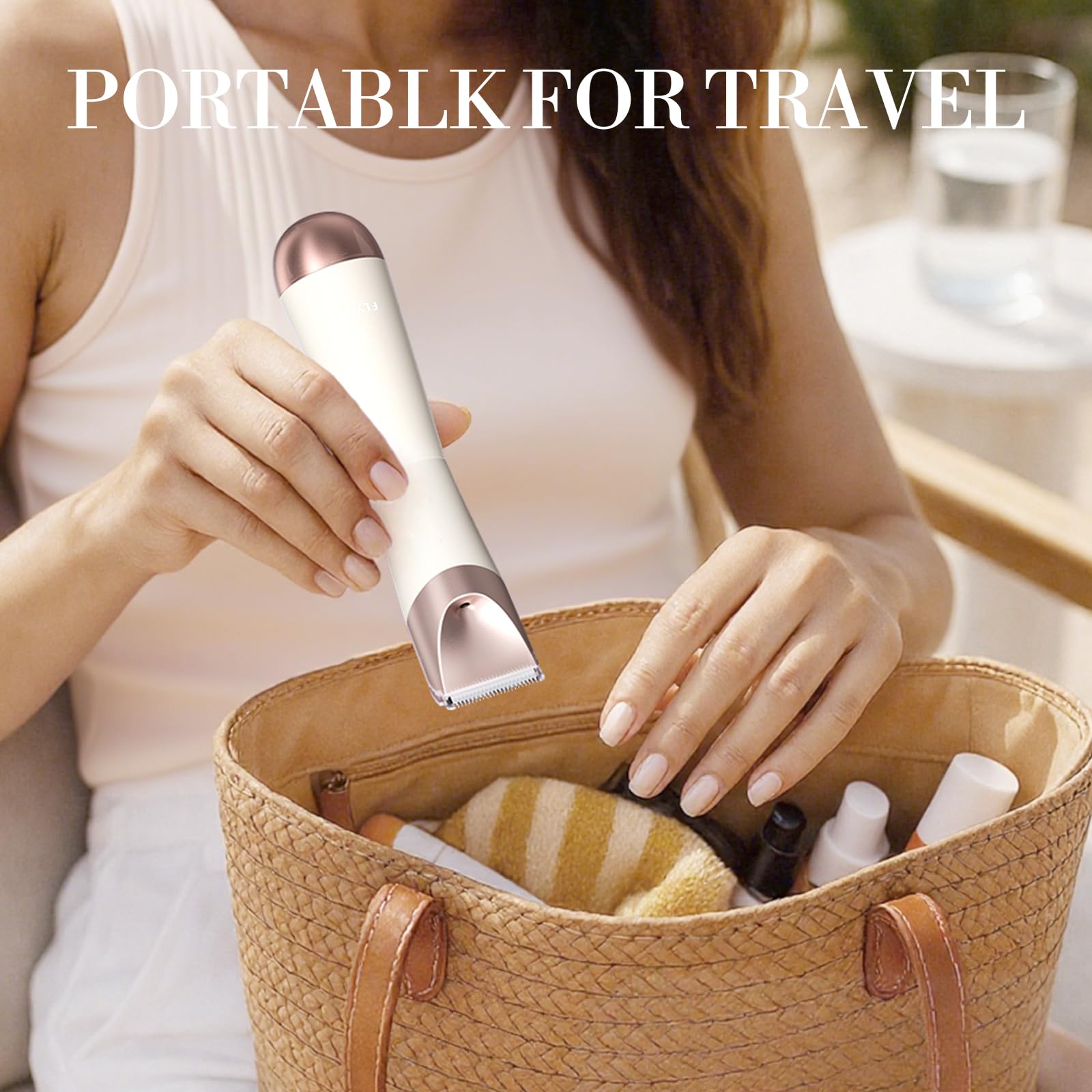 Flyant Bikini Trimmer compact-travel is lightweight for easy packing