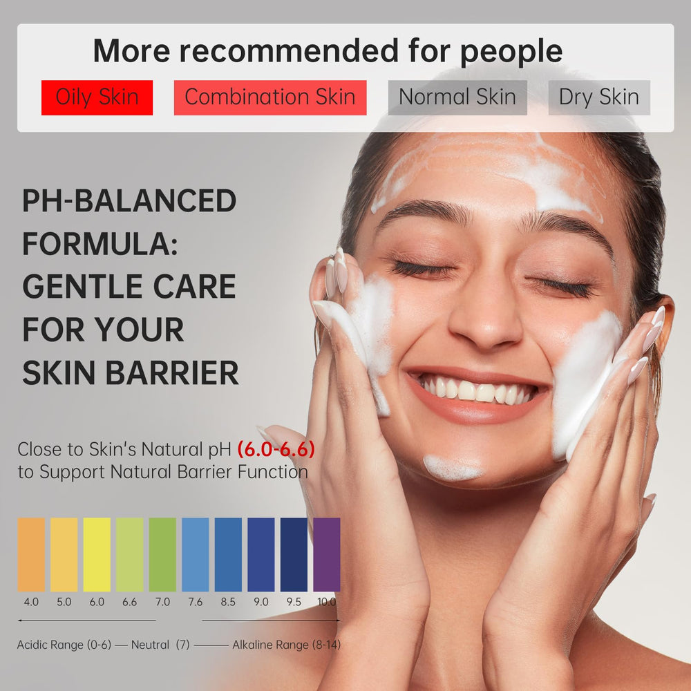 Flyleaf amino-acid-surfactants-cleanser demonstrates gentle cleansing that preserves skin moisture