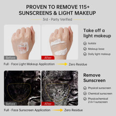 Flyleaf oil-control-cleanser visual demonstrates moisture-balanced oil management for daily use