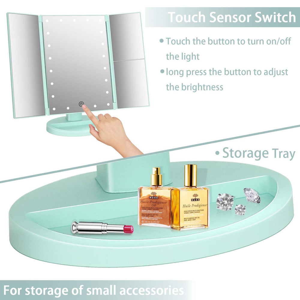Flymiro travel-ready vanity mirror for on-the-go touch ups