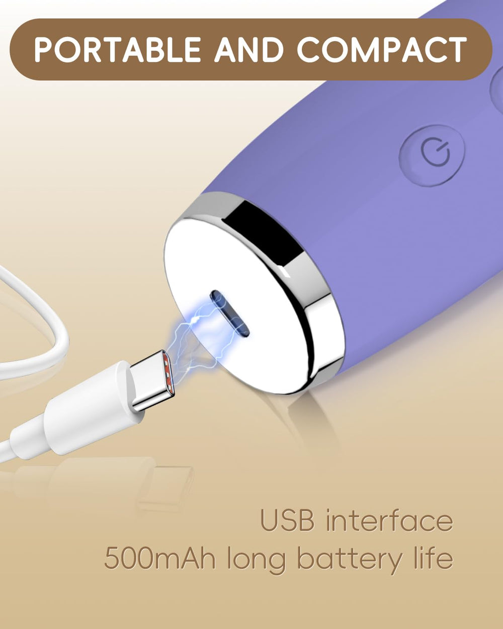FLYMOOO portable rechargeable design for travel skincare routines