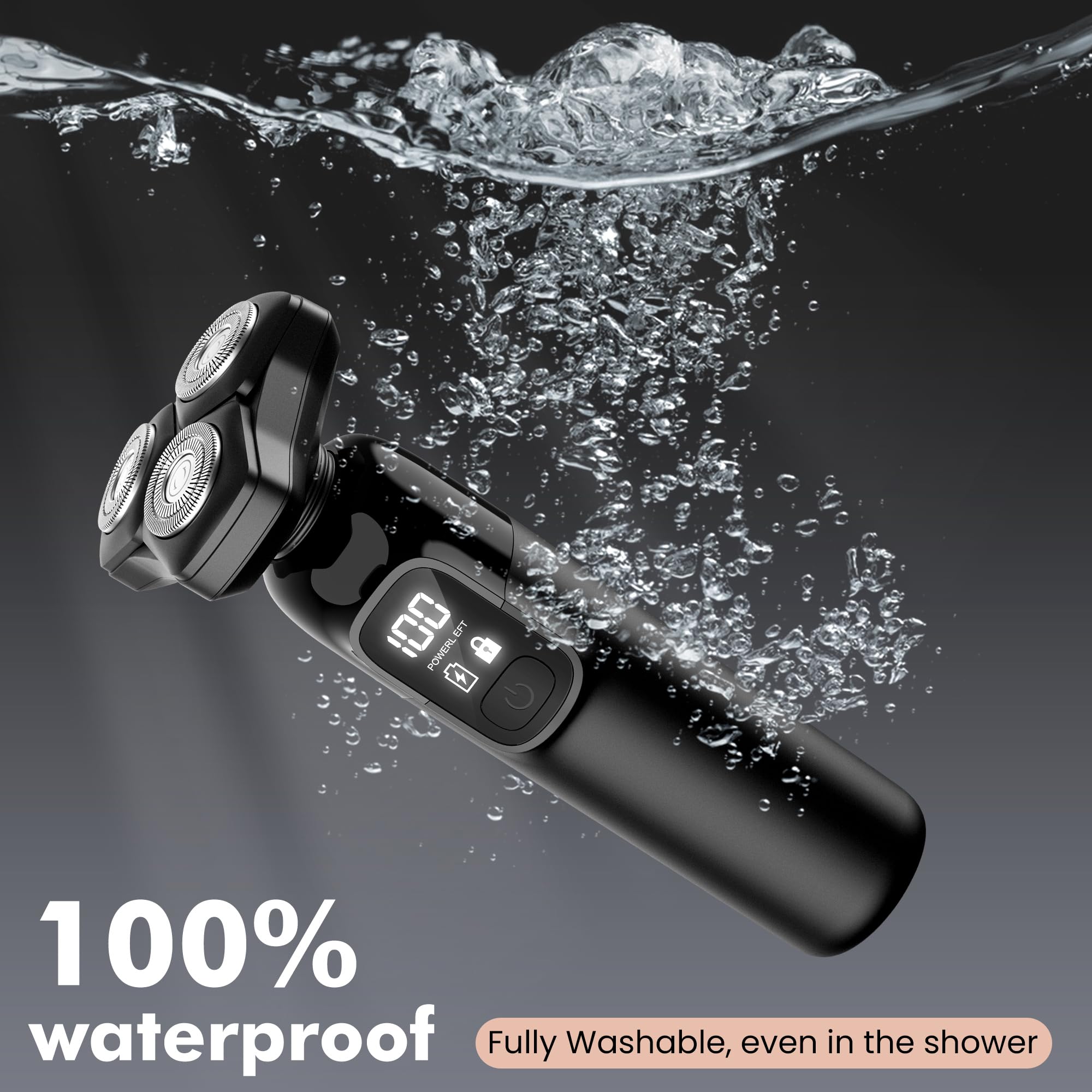 Flynth IPX7 waterproof design demonstrated while rinsing under tap