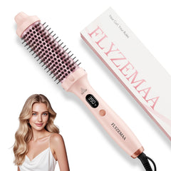 FLYZEMAA Thermal Brush barrell ceramic-coated for smooth, frizz-free styling