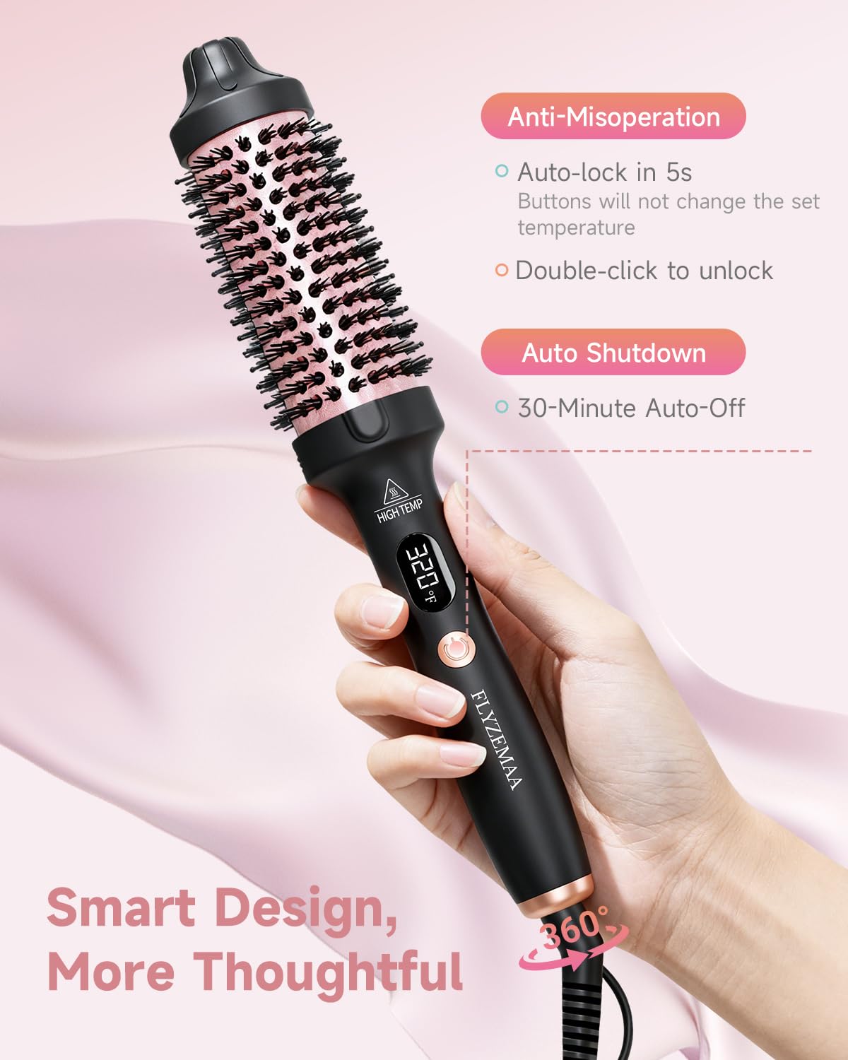 FLYZEMAA dual-voltage travel design is ideal for trips abroad.
