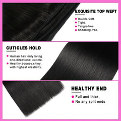 FMIDKOU 12A Brazilian hair 22-inch straight bundles offering fullness for sew-ins.
