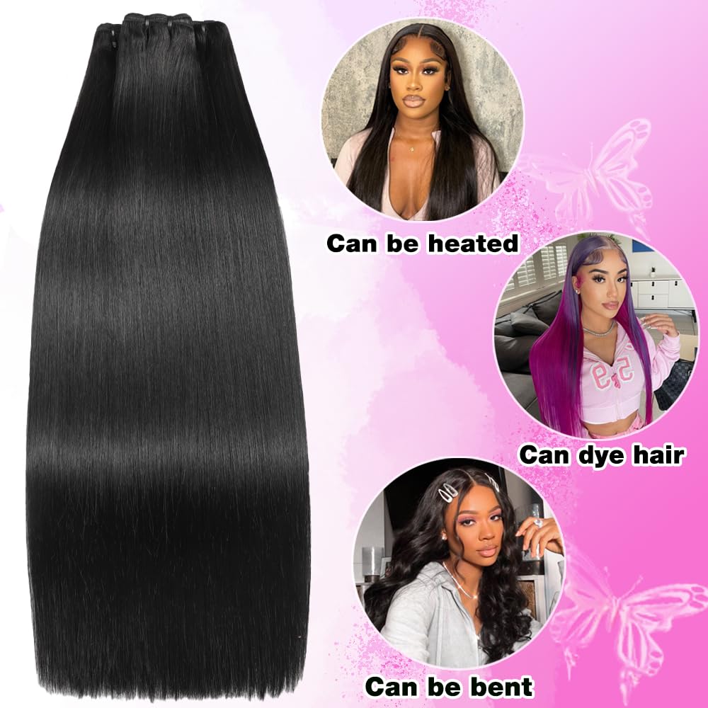 FMIDKOU unprocessed Brazilian hair close-up showing silky texture and healthy shine.
