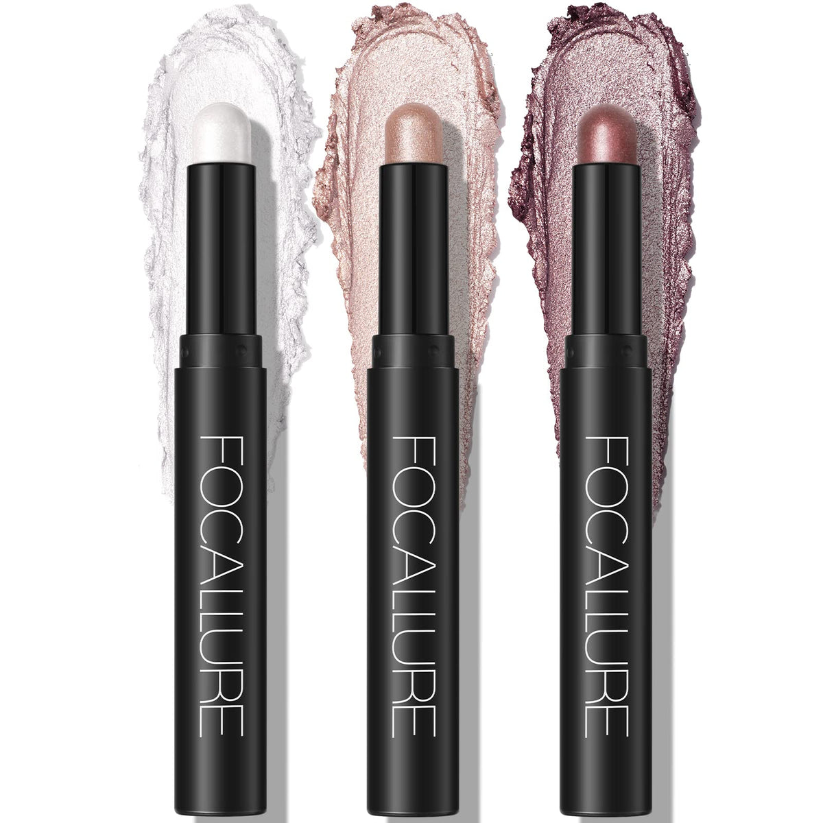FOCALLURE 2-in-1 eyeshadow and eyeliner pen packaging view showing compact design and brand
