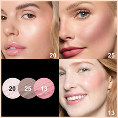 FOCALLURE contour sticks application close-up shows easy-to-blend texture.