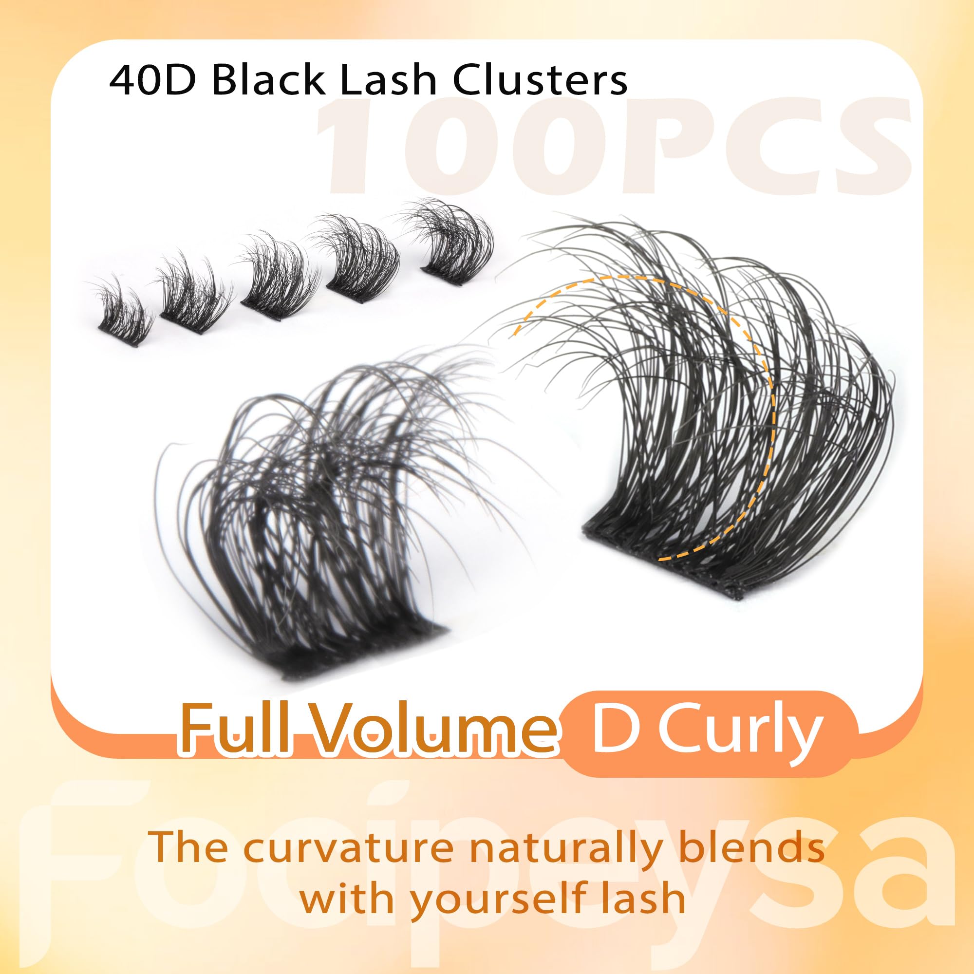 Focipeysa 10-18mm mixed lengths enable customizable lash styles.