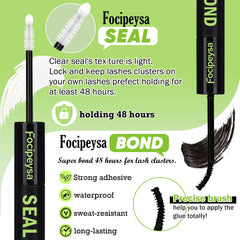 Focipeysa 60P lash clusters pack with 10-18mm range