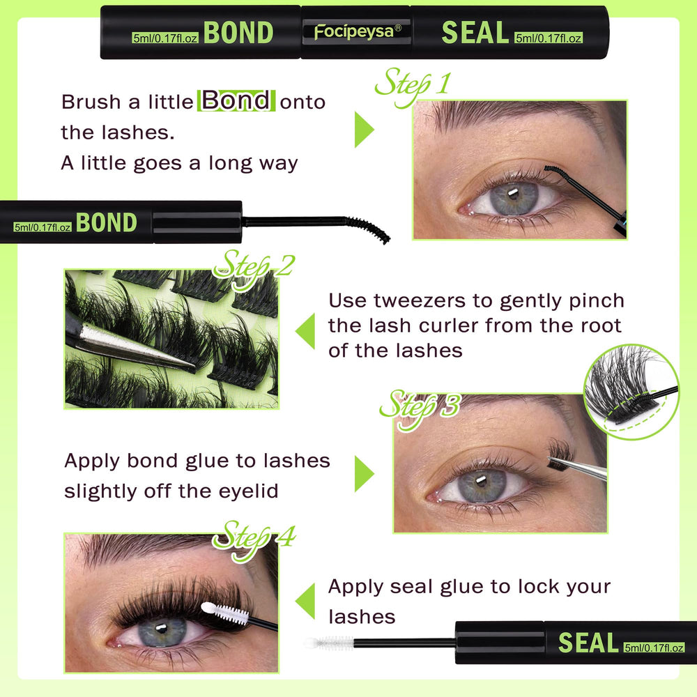 Focipeysa beginner-friendly DIY lash kit for home use