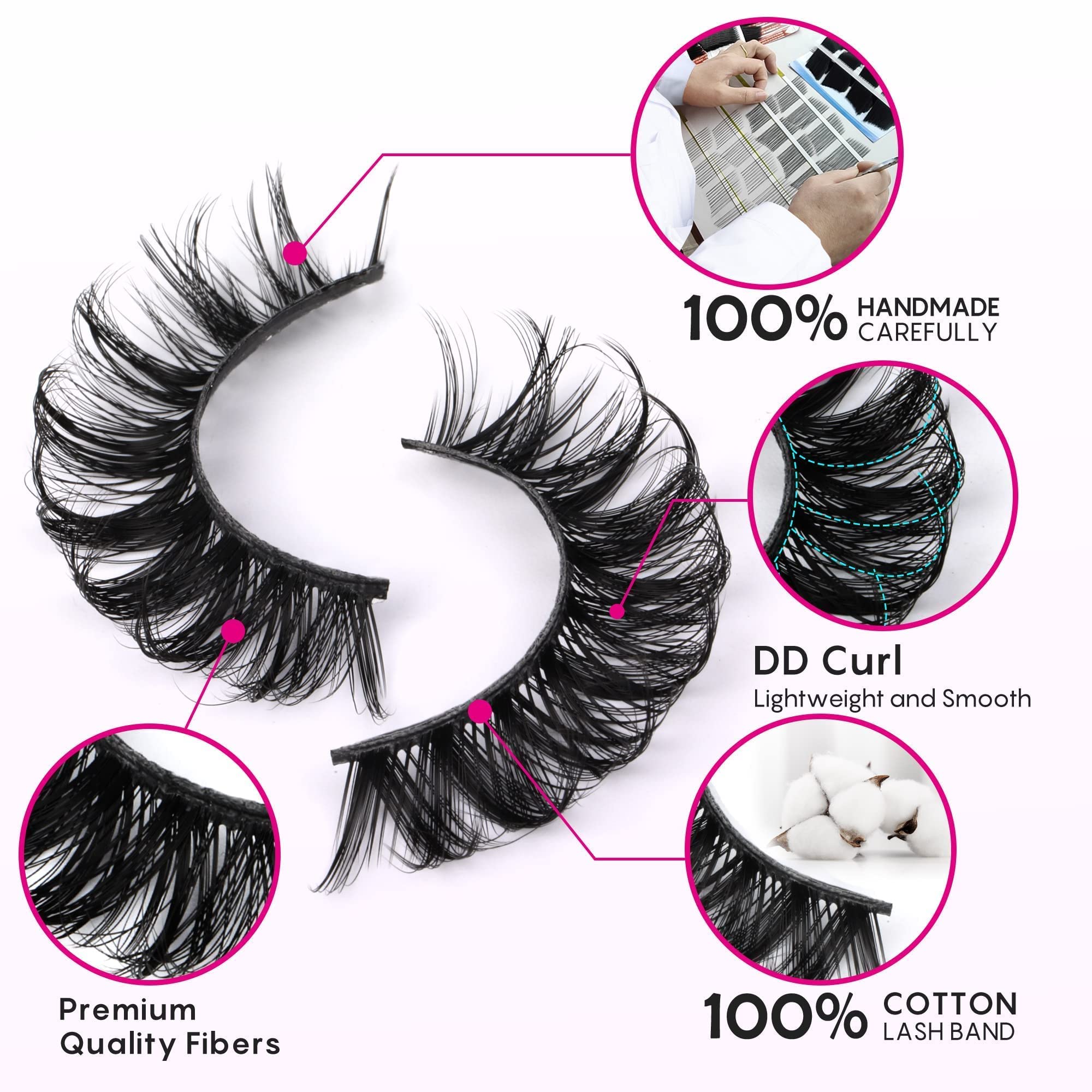 Focipeysa d curl lashes 14-17mm for curled eyes