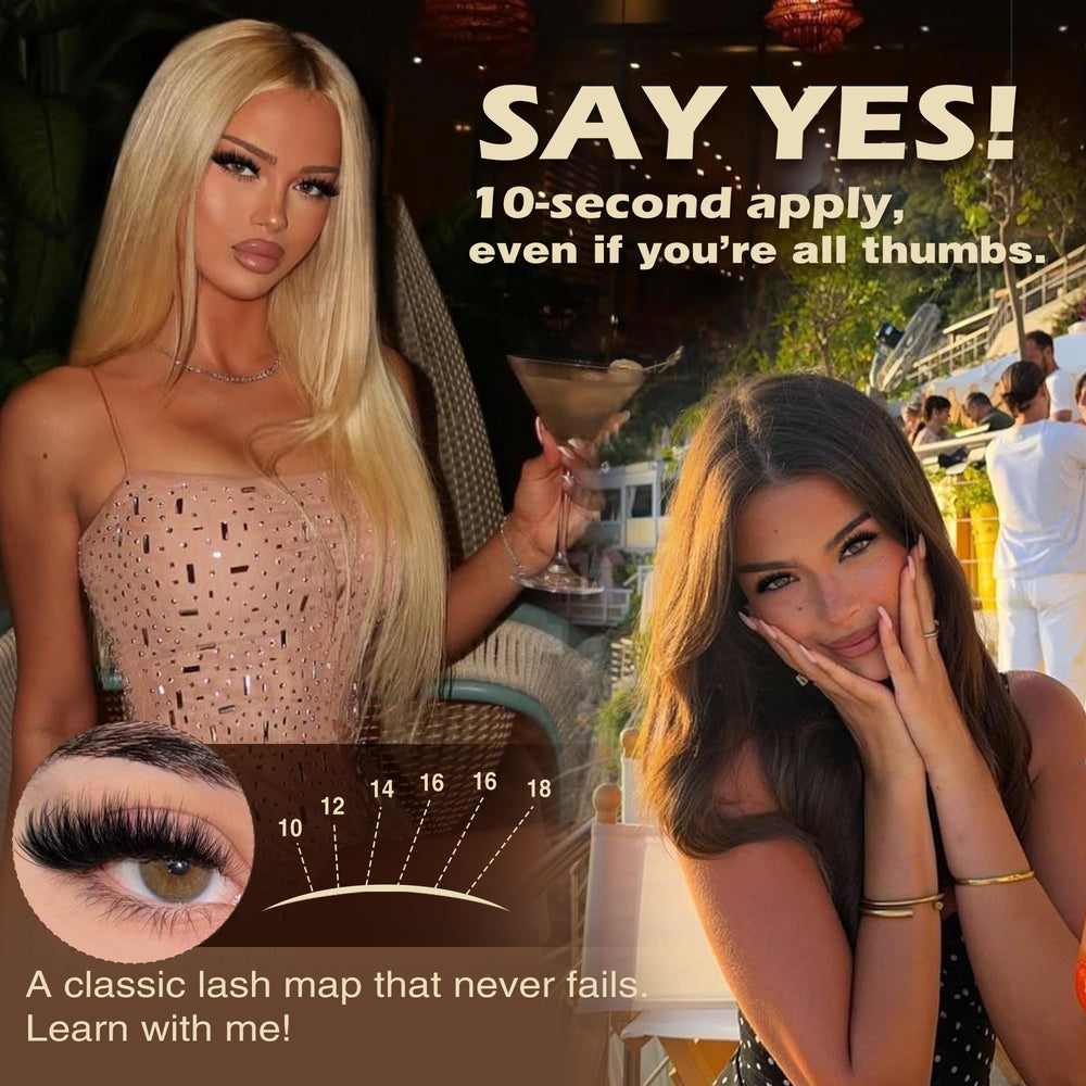 Focipeysa DIY cluster lashes look for quick beauty on-the-go