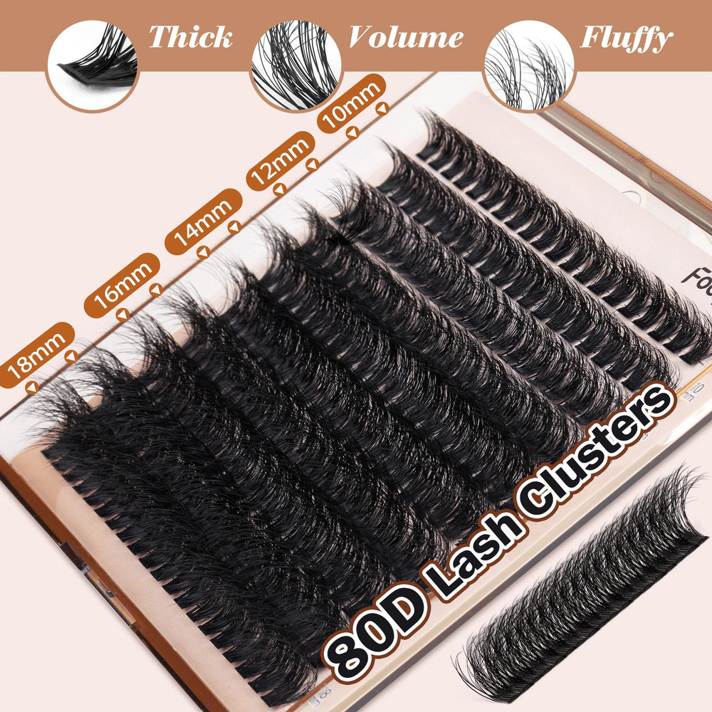 Focipeysa eyelash application tweezers for precise cluster placement during DIY lash work.