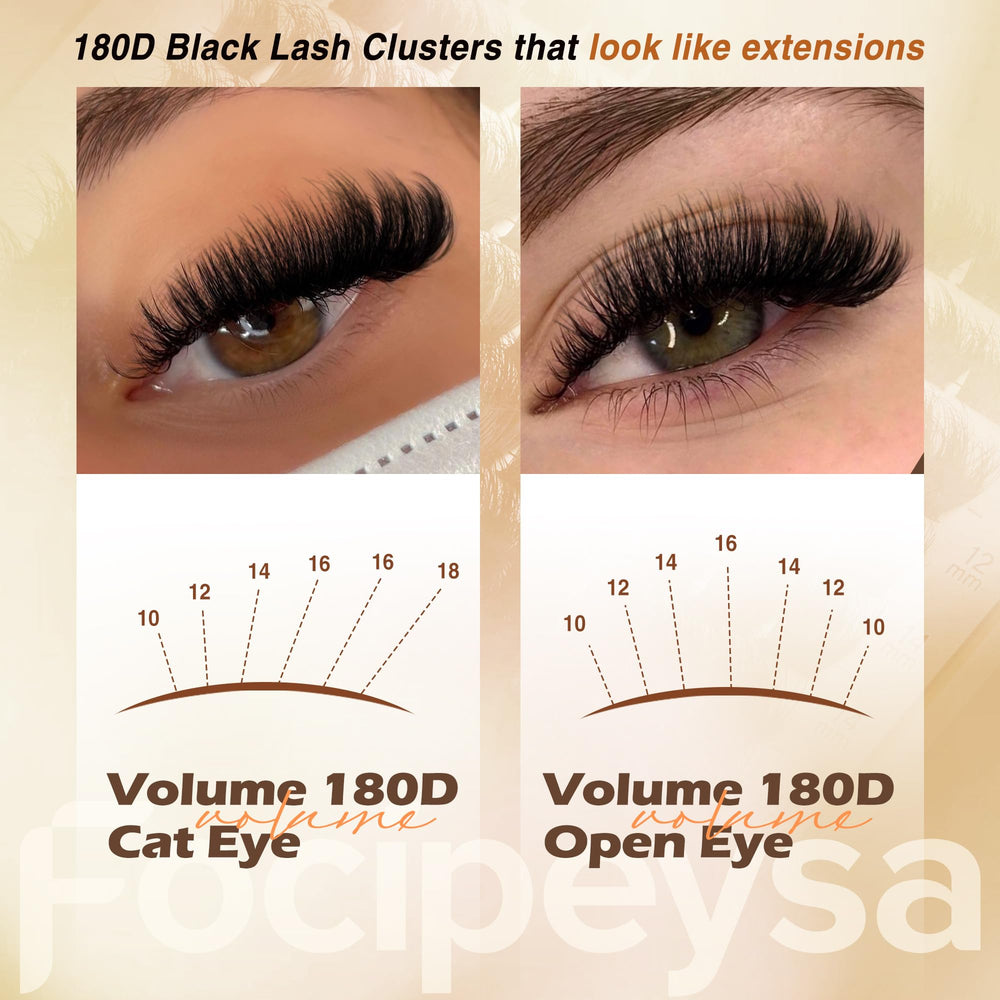 Focipeysa lash applicator tweezers enable precise at-home placement.