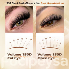 Focipeysa lash applicator tweezers for precise placement.