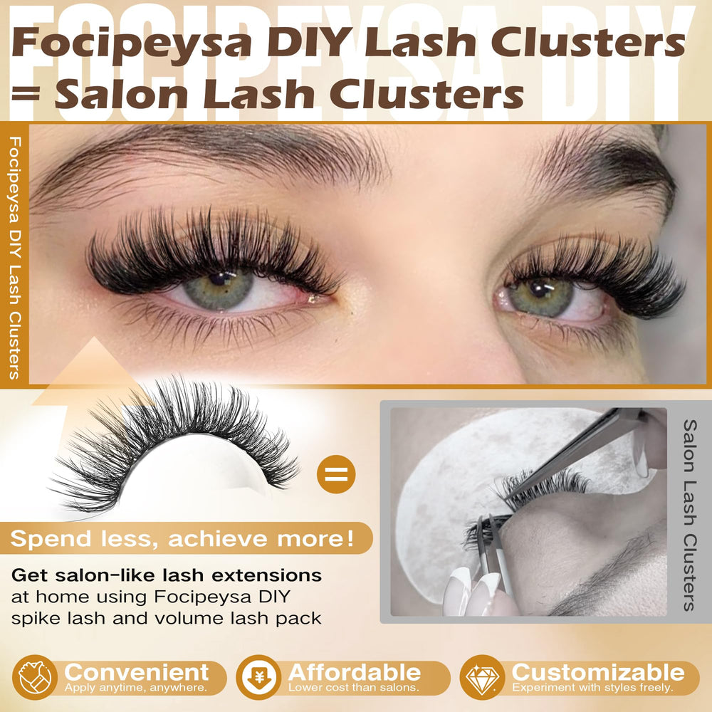 Focipeysa lash bond and remover 10ml for secure hold.