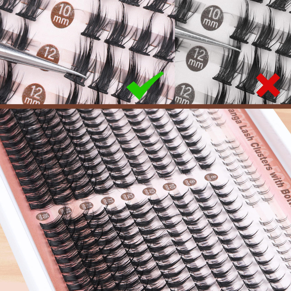 Focipeysa lash clusters at-home application for professional-looking results