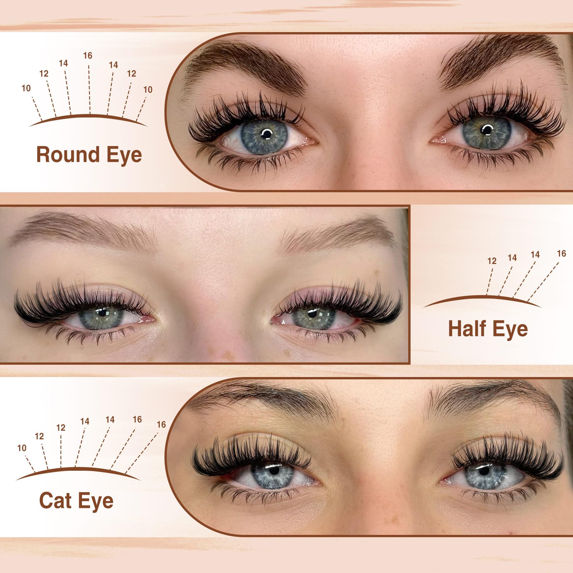 Focipeysa manga lash clusters 330pcs kit for DIY extensions at home
