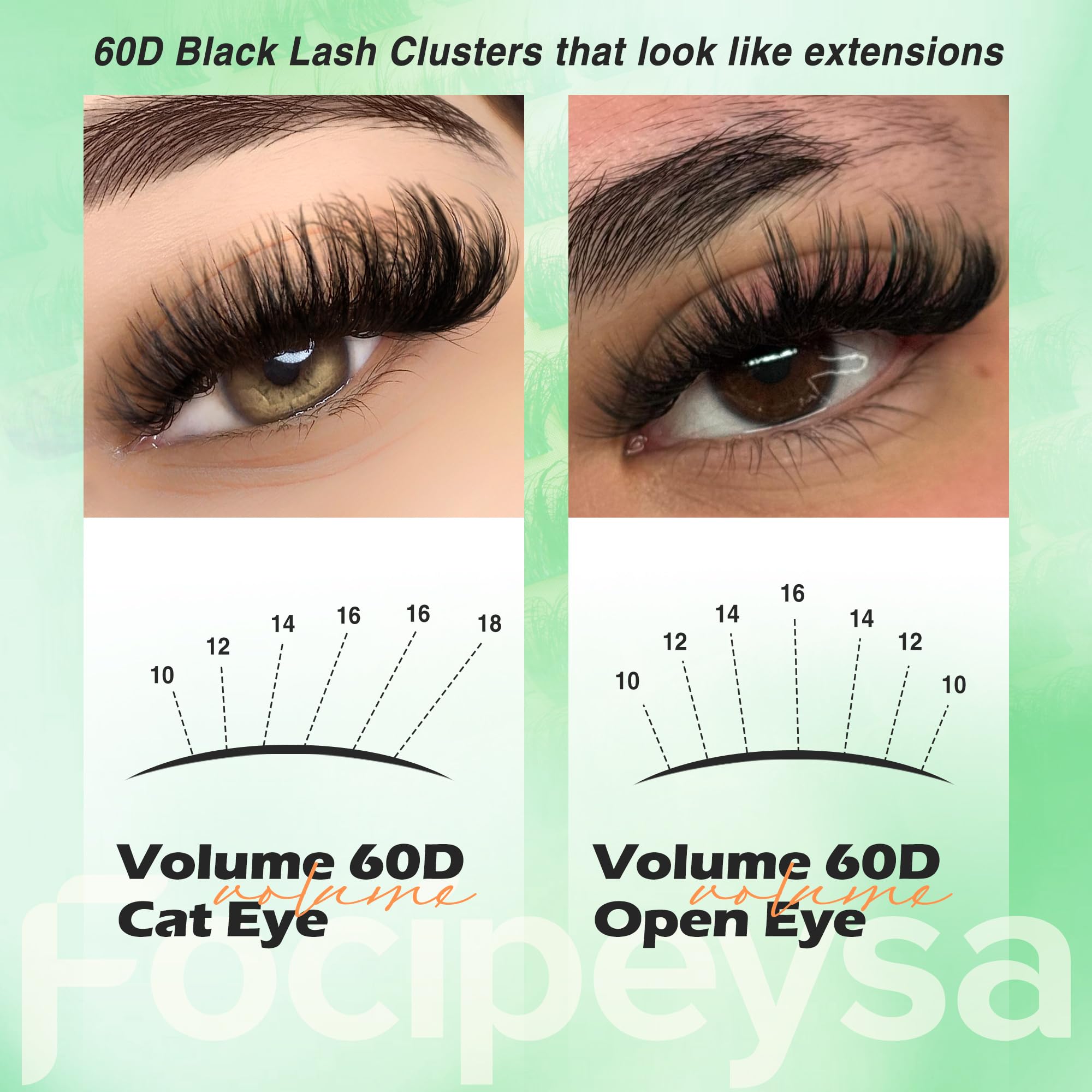 Focipeysa waterproof hold helps lashes stay intact after swimming