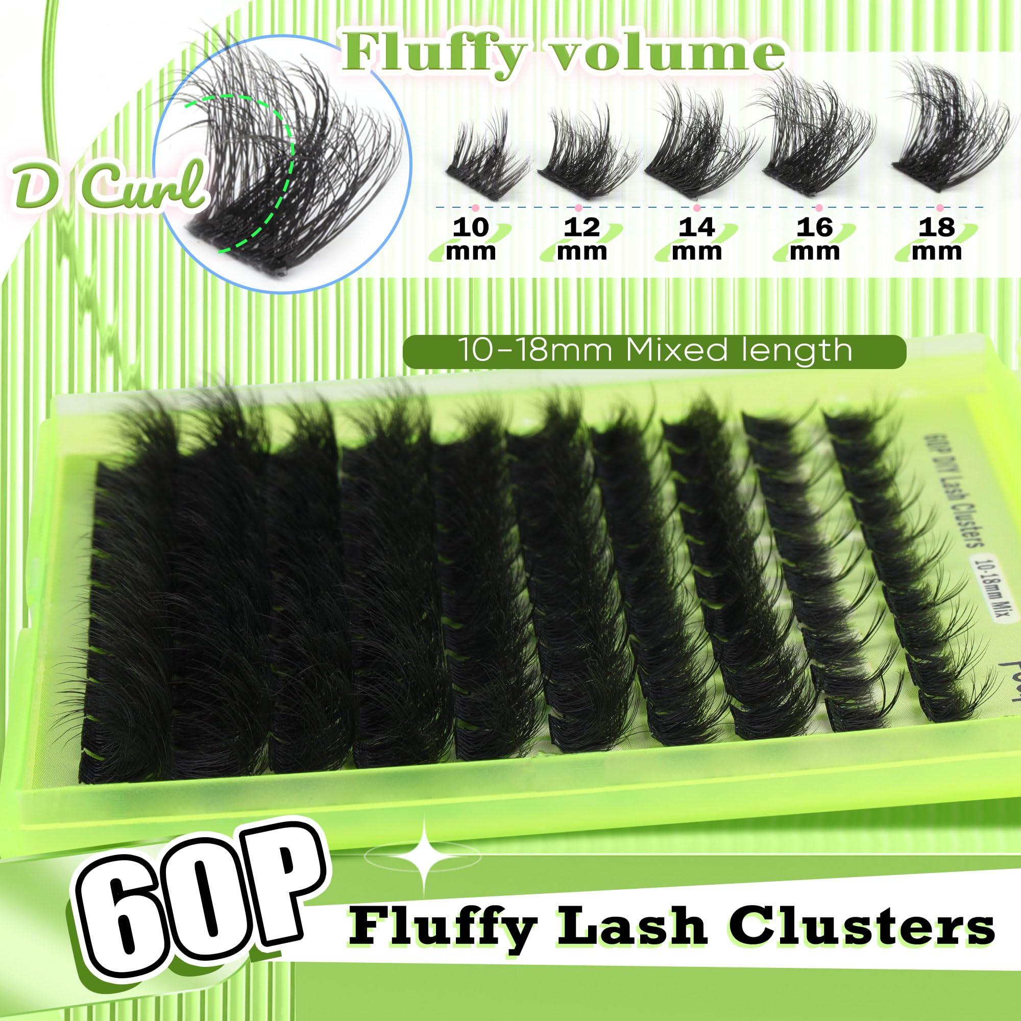 Focipeysa wispy lash style for natural fringe