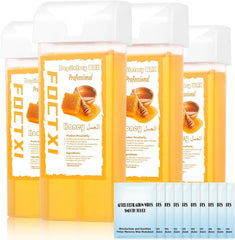 FOCTXI Wax Roller Kit wax cartridges in a pack for at-home hair removal.