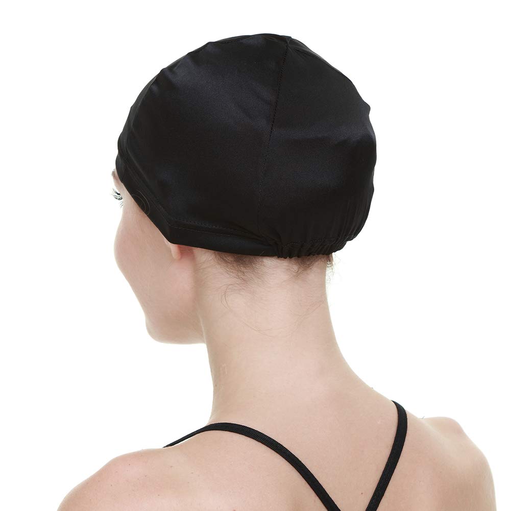 FocusCare wig cap mulberry silk close-up highlights soft breathable texture.