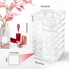 FODIENS transparent acrylic design keeps lipsticks visible and accessible