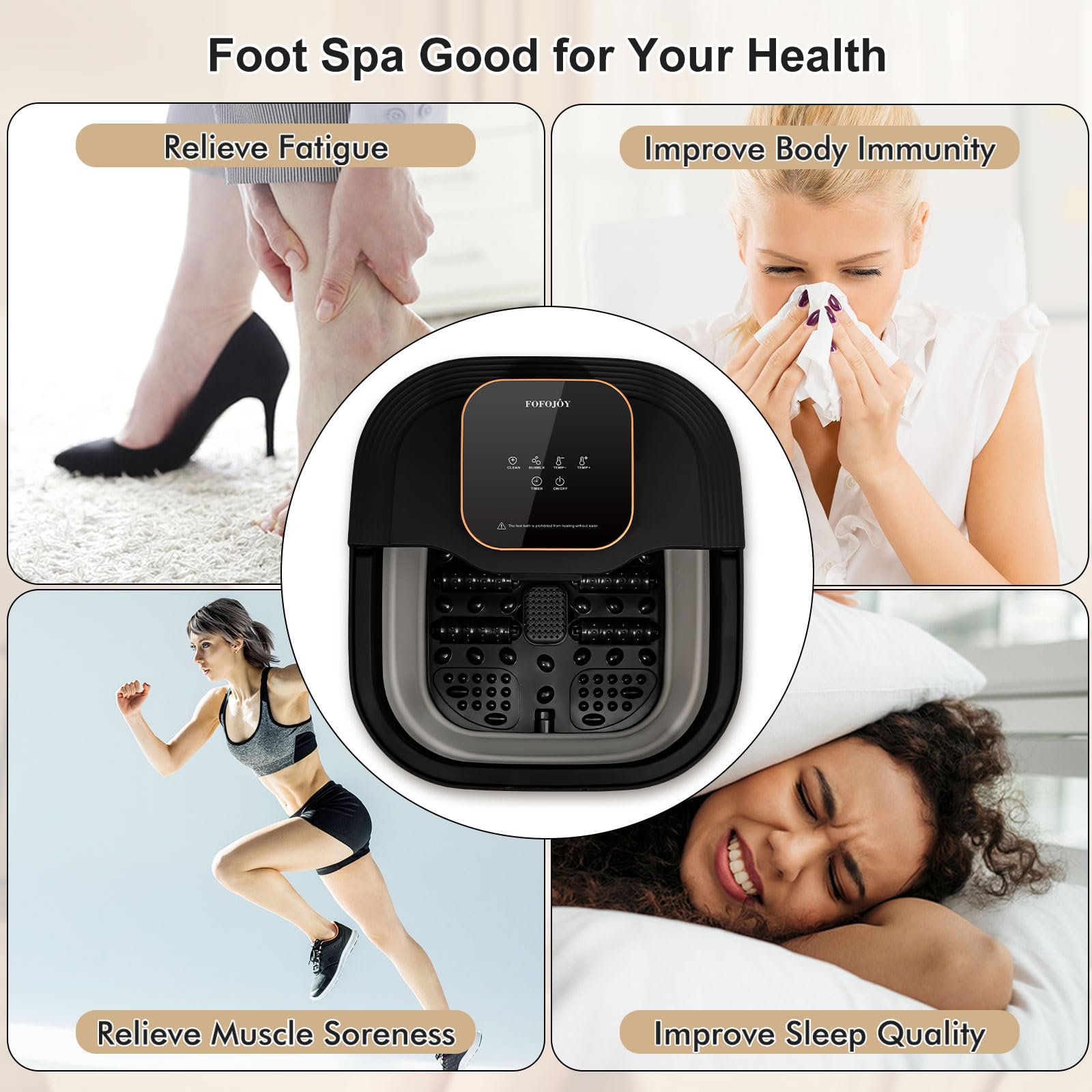 FOFOJOY pedicure-kit storage keeps spa materials organized