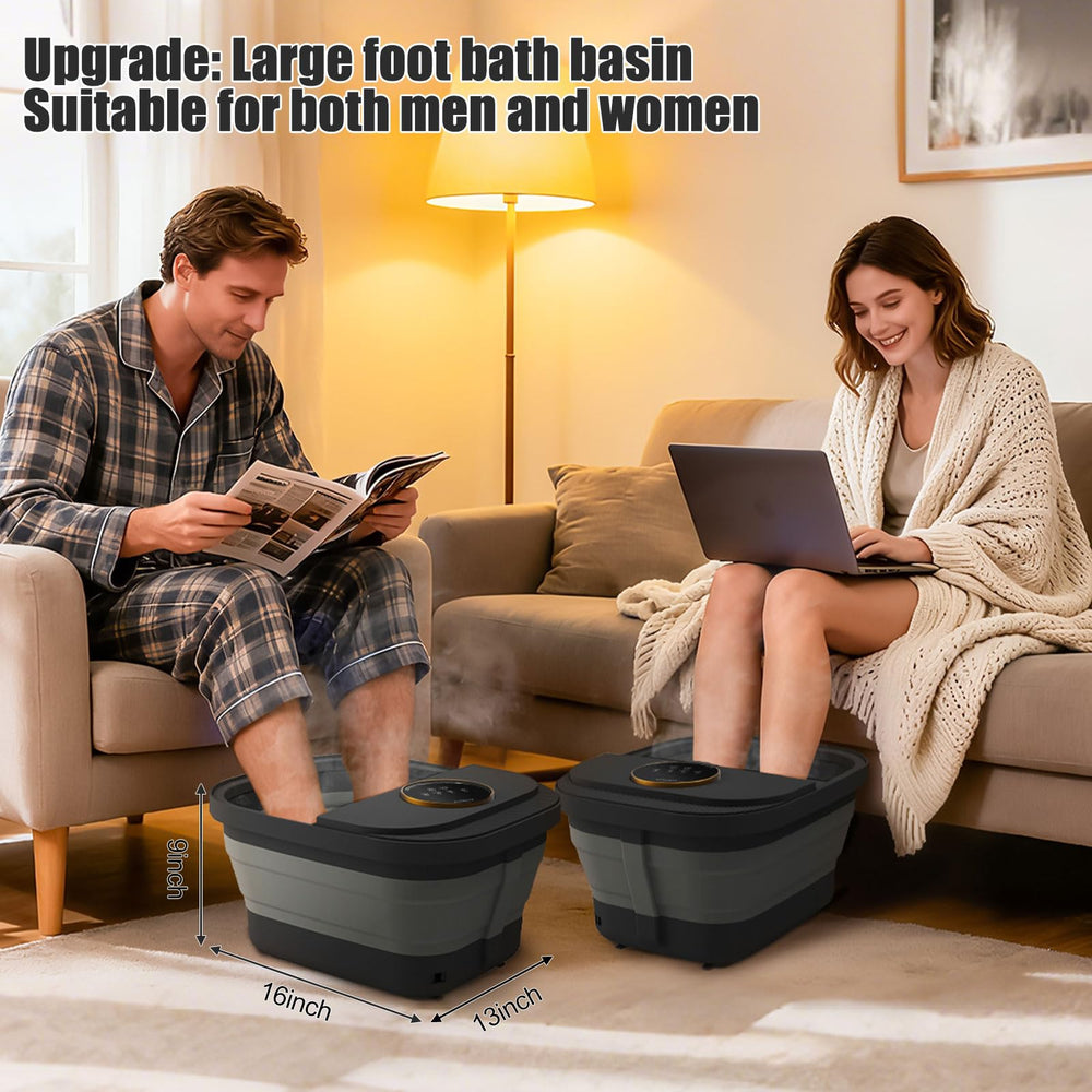 FOFOJÔY large-capacity tub fits bigger feet comfortably.
