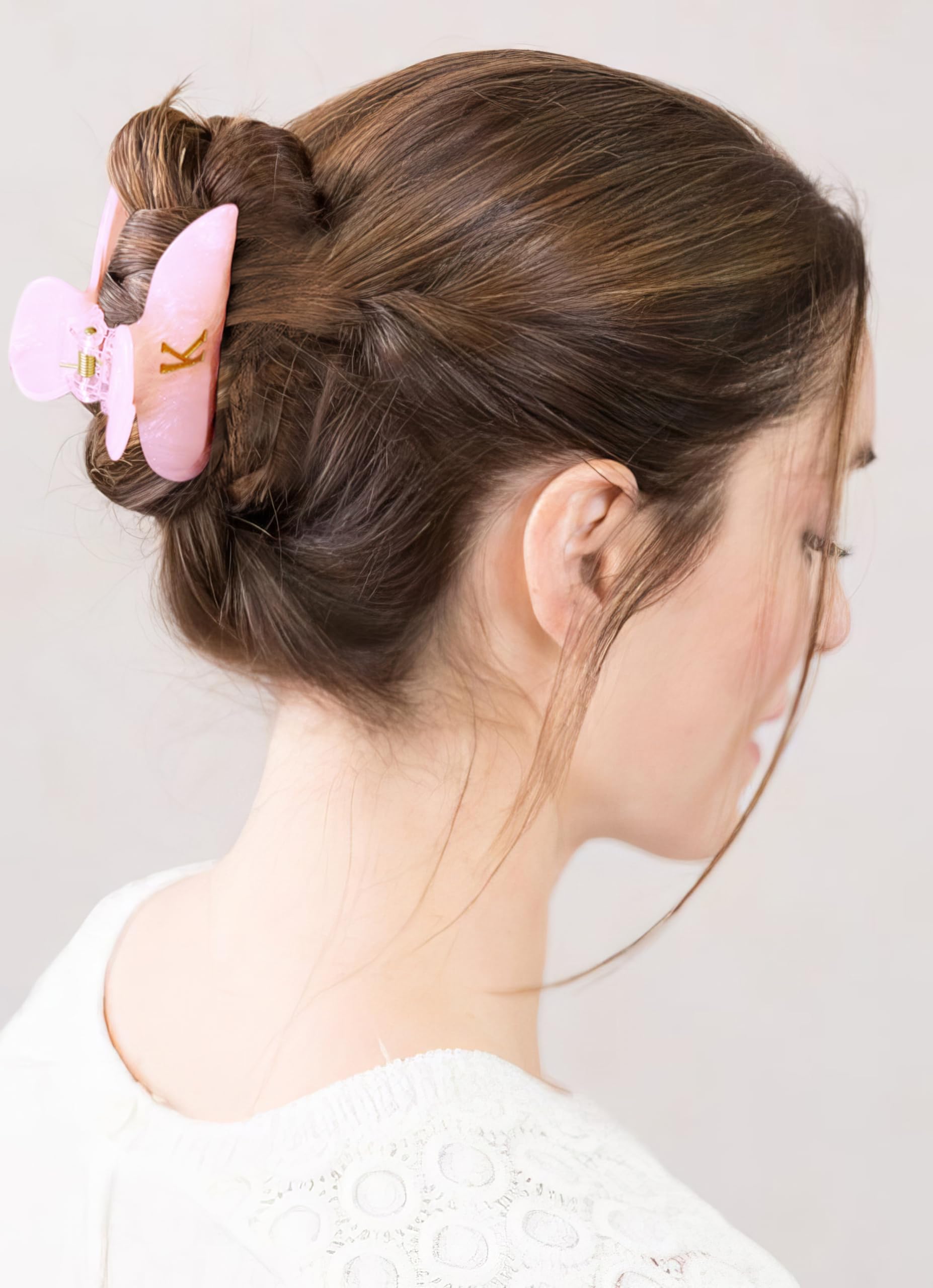 Fohufo durable acrylic hair clip smooth snag-free wear