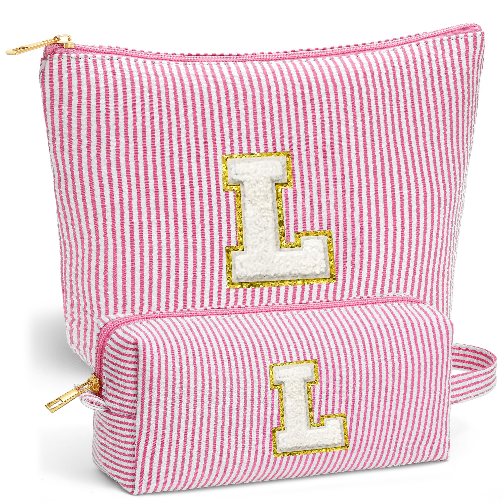 Fohufo large travel toiletry bag keeps cosmetics organized for travel.